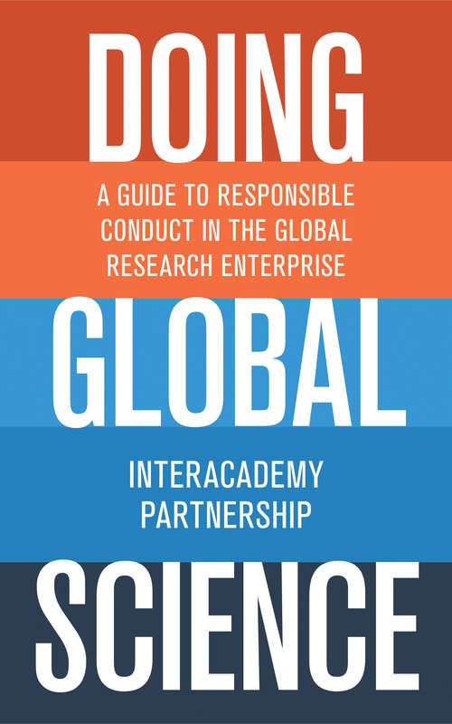 Book cover of Doing Global Science: A Guide to Responsible Conduct in the Global Research Enterprise