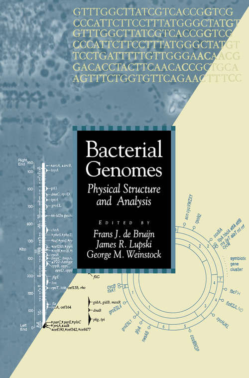 Book cover of Bacterial Genomes: Physical Structure and Analysis (1998)
