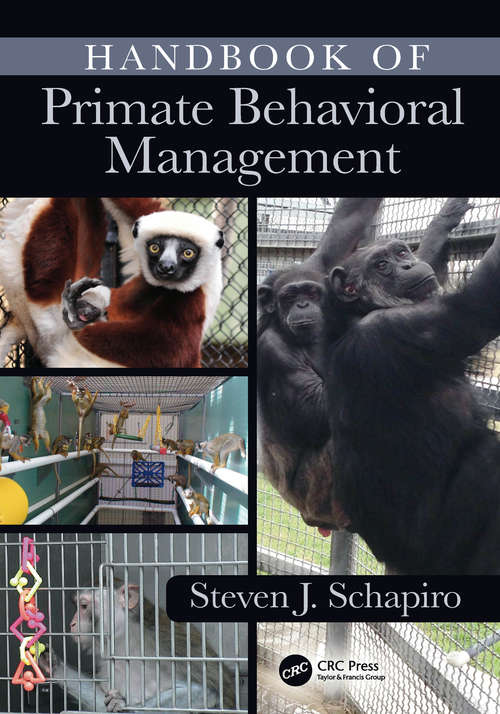 Book cover of Handbook of Primate Behavioral Management