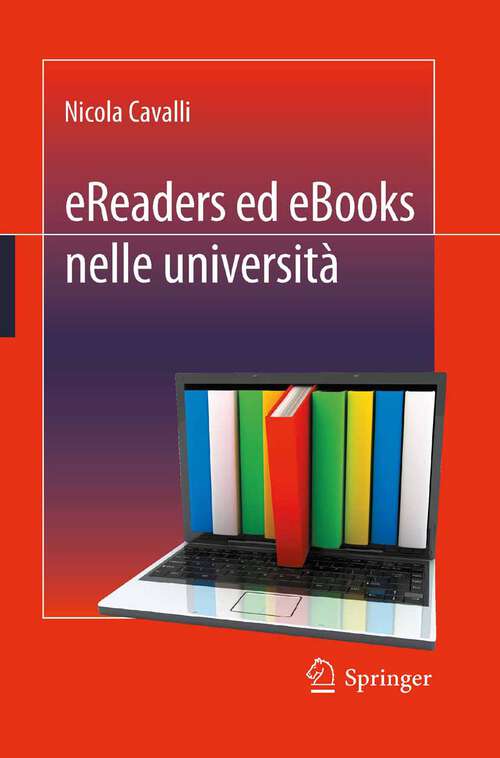 Book cover of eReaders ed eBooks nelle università (2012)