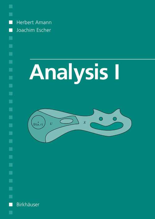 Book cover of Analysis I (2005)