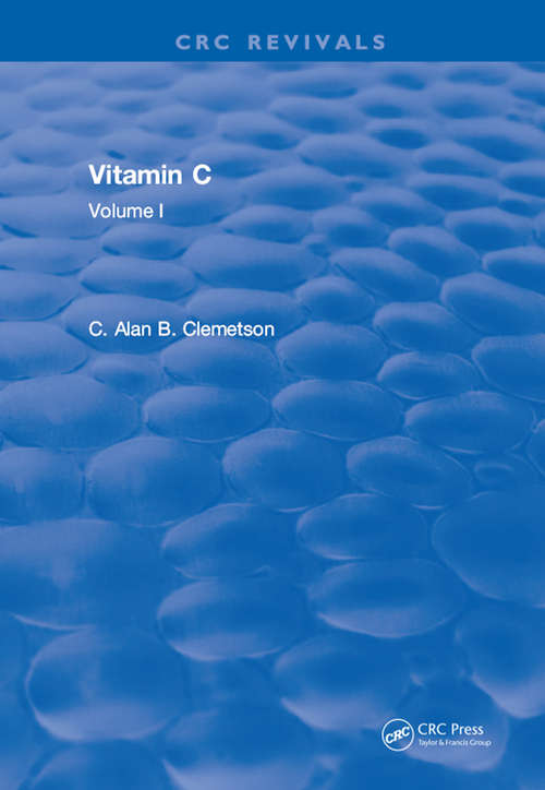 Book cover of Vitamin C: Volume I