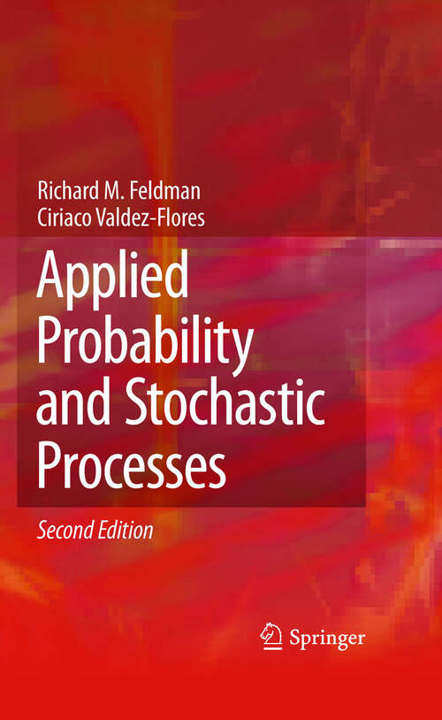 Book cover of Applied Probability and Stochastic Processes (2nd ed. 2010)