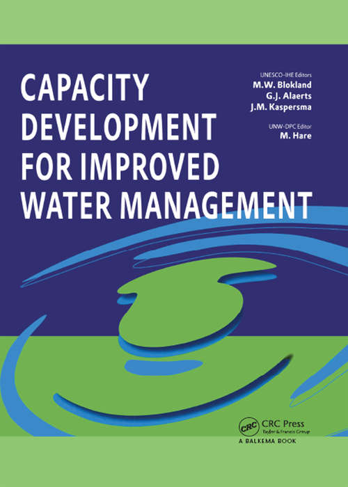 Book cover of Capacity Development for Improved Water Management