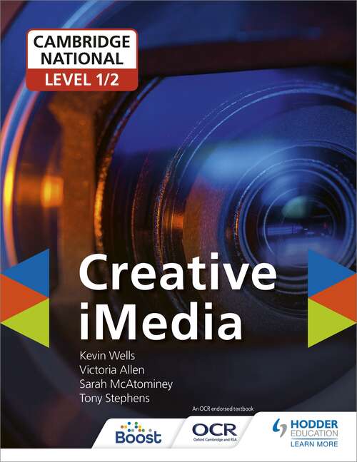Book cover of Cambridge National Level 1/2 Creative iMedia