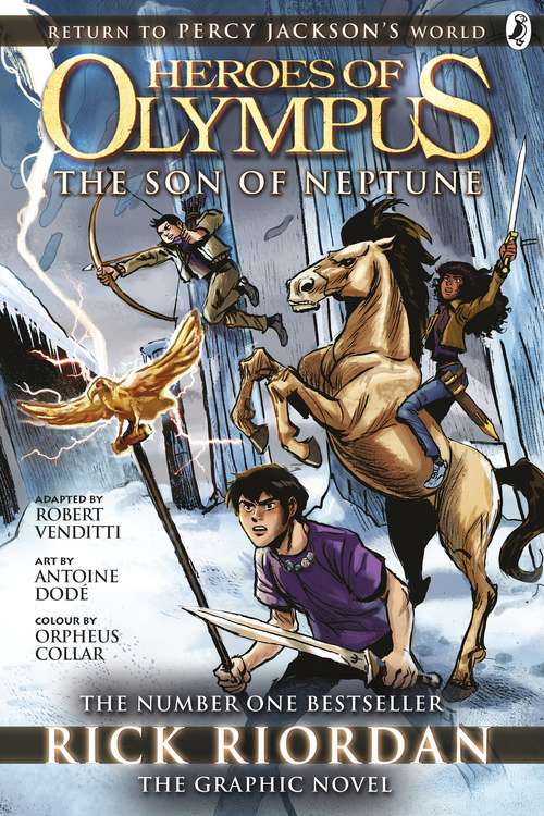 Book cover of The Son of Neptune: The Graphic Novel (Heroes of Olympus #2)