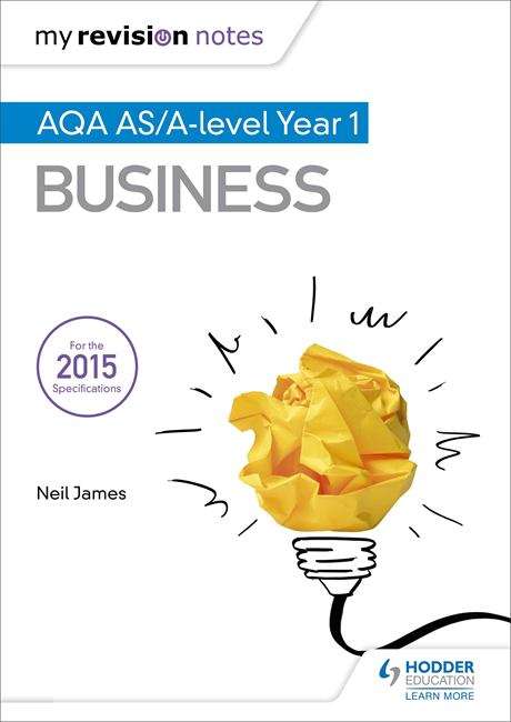 Book cover of My Revision Notes:AQA AS Business  (2nd edition) (PDF)