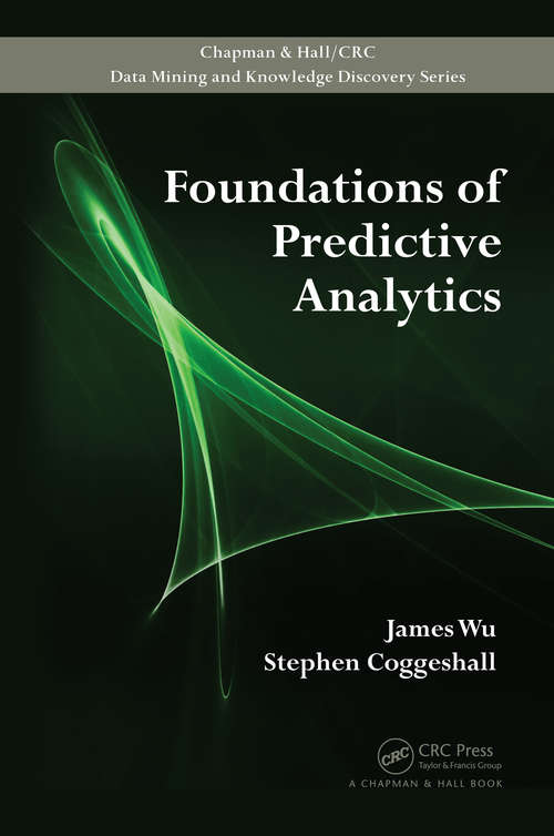 Book cover of Foundations of Predictive Analytics