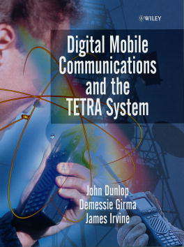 Book cover of Digital Mobile Communications and the TETRA System