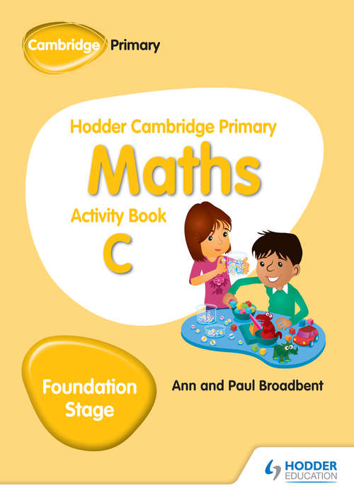 Book cover of Hodder Cambridge Primary Maths Activity Book C Foundation Stage (PDF)