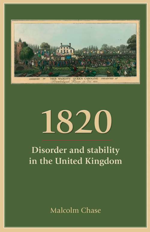 Book cover of 1820: Disorder and stability in the United Kingdom