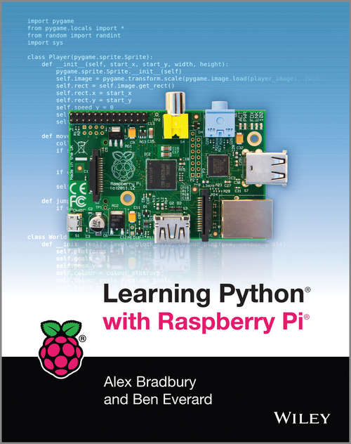 Book cover of Learning Python with Raspberry Pi