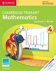 Book cover of Cambridge Primary Mathematics. Learner's Book Stage 4 (Cambridge Primary Maths Ser. (PDF))