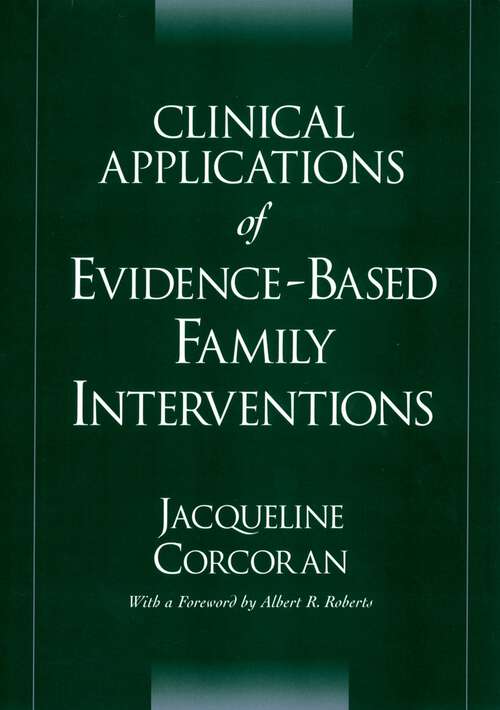 Book cover of Clinical Applications of Evidence-Based Family Interventions
