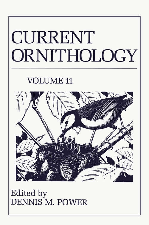 Book cover of Current Ornithology: Volume 11 (1993) (Current Ornithology #11)