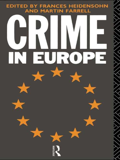 Book cover of Crime in Europe