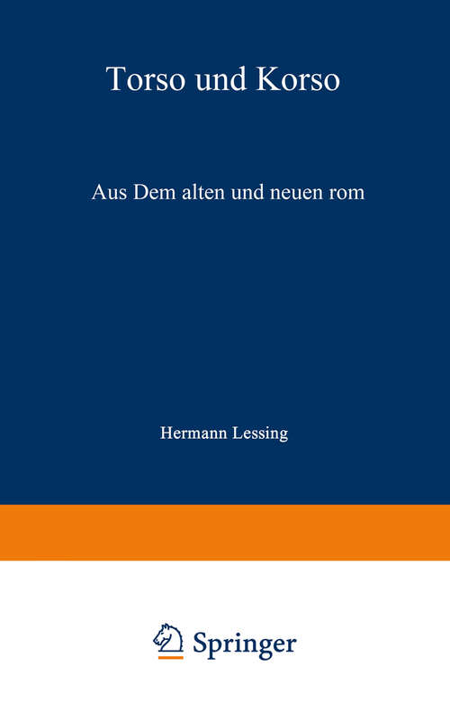 Book cover of Torso und Korso: Aus dem alten und neuen Rom (1859)