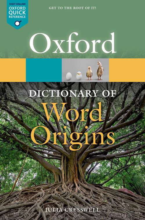 Book cover of Oxford Dictionary of Word Origins (Oxford Quick Reference)