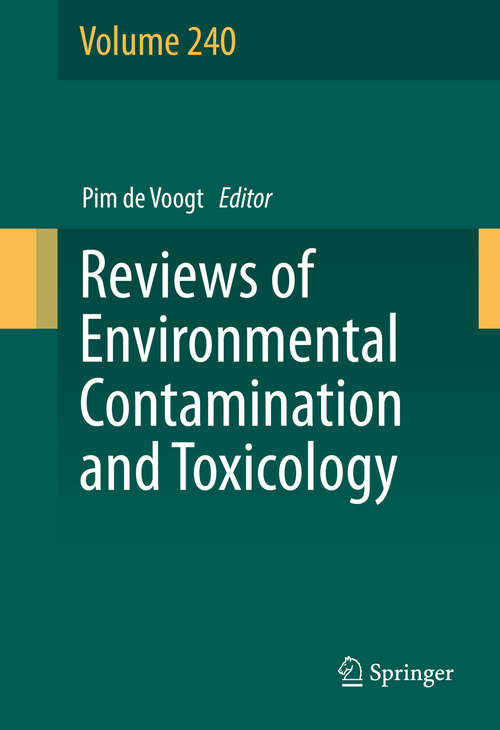 Book cover of Reviews of Environmental Contamination and Toxicology Volume 240 (Reviews of Environmental Contamination and Toxicology #240)