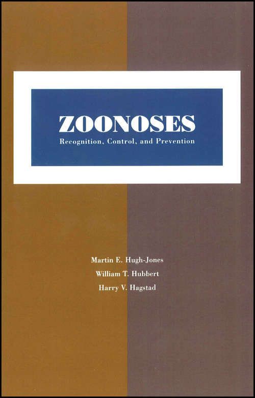 Book cover of Zoonoses: Recognition, Control, and Prevention