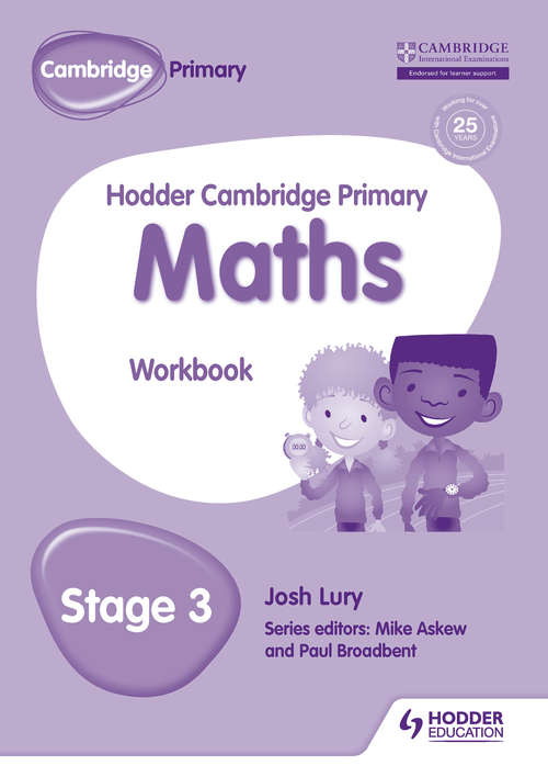 Book cover of Hodder Cambridge Primary Mathematics Workbook 3 (PDF)