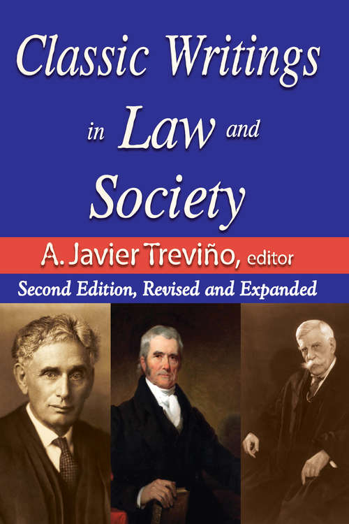 Book cover of Classic Writings in Law and Society: Contemporary Comments and Criticisms (2)