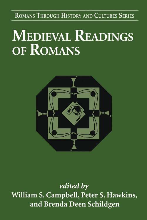 Book cover of Medieval Readings of Romans (Romans Through History & Culture)
