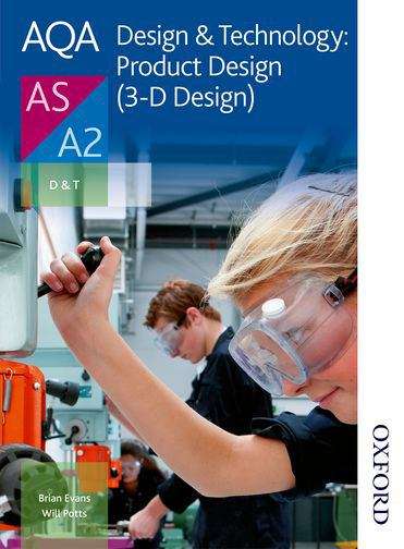 Book cover of AQA Design & Technology: Product Design (3-D Design) AS/A2 (PDF)