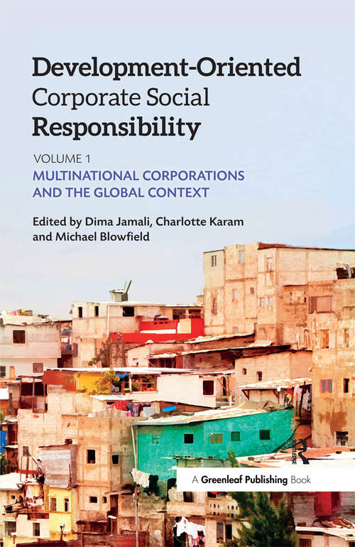 Book cover of Development-Oriented Corporate Social Responsibility: Multinational Corporations and the Global Context