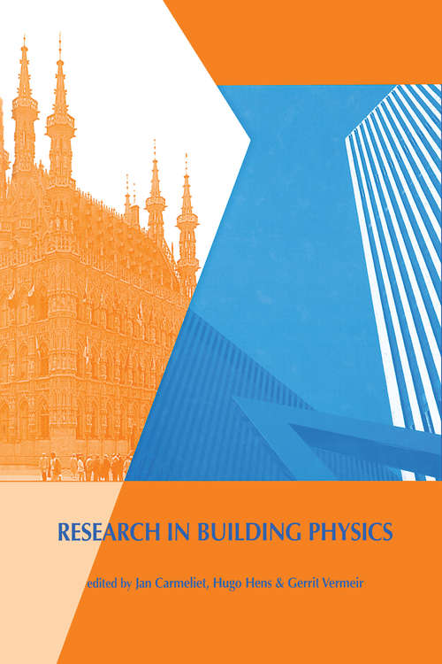 Book cover of Research in Building Physics: Proceedings of the Second International Conference on Building Physics, Leuven, Belgium, 14-18 September 2003