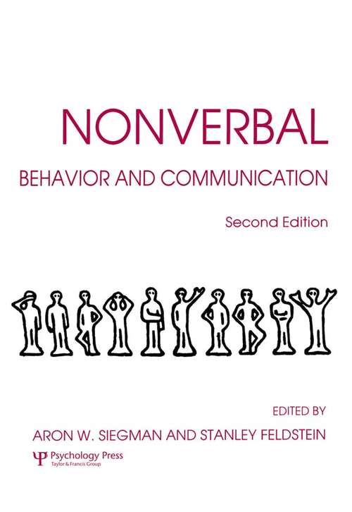 Book cover of Nonverbal Behavior and Communication (2)