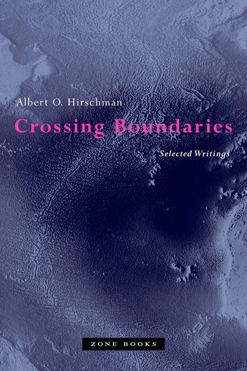 Book cover of Crossing Boundaries: Selected Writings