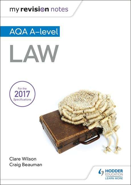 Book cover of My Revision Notes: Aqa A-level Law Ebook (PDF)