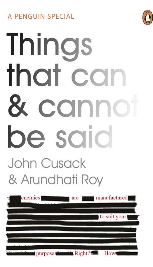 Book cover of Things That Can and Cannot Be Said: Essays And Conversations