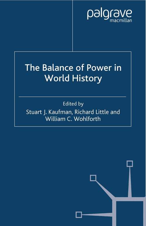 Book cover of Balance of Power in World History (2007)