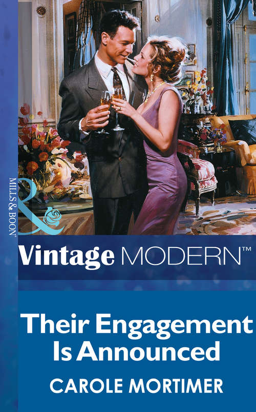 Book cover of Their Engagement is Announced (ePub First edition) (Mills And Boon Modern Ser.)