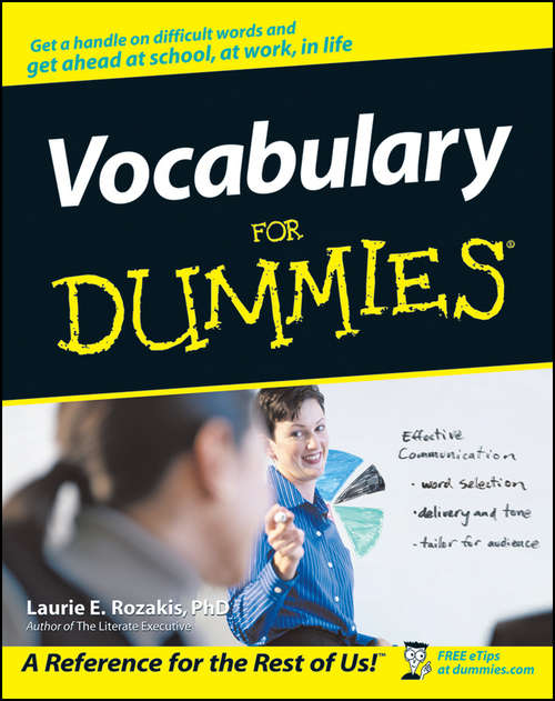 Book cover of Vocabulary For Dummies (For Dummies Ser.)
