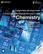 Book cover of Cambridge International AS and A Level Chemistry Coursebook (Second Edition) (PDF)