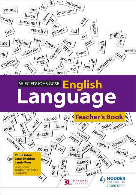 Book cover of WJEC Eduqas GCSE English Language Teacher's Book (PDF)
