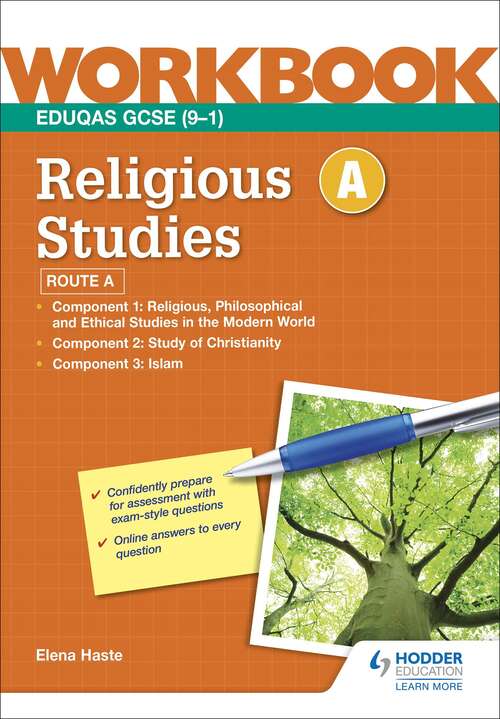 Book cover of Eduqas GCSE (9-1) Religious Studies Route A Workbook