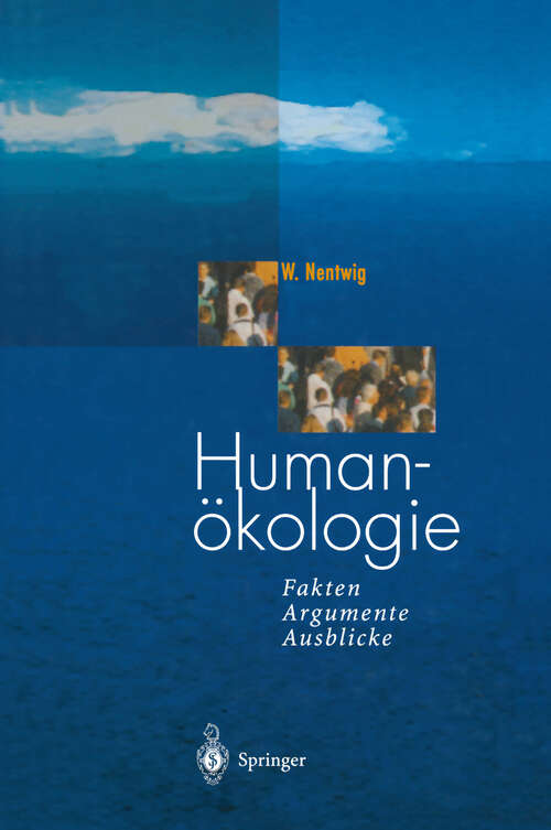 Book cover of Humanökologie: Fakten - Argumente - Ausblicke (1995)