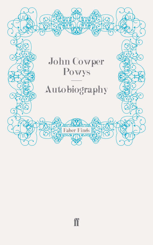 Book cover of Autobiography (Main)