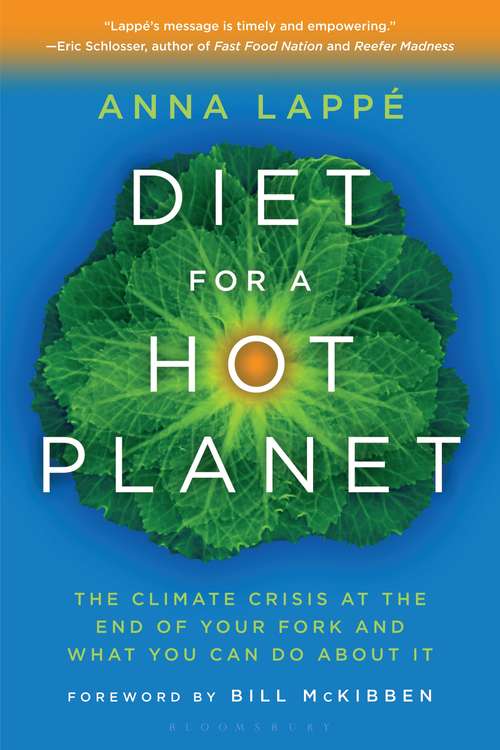 Book cover of Diet for a Hot Planet: The Climate Crisis at the End of Your Fork and What You Can Do About It
