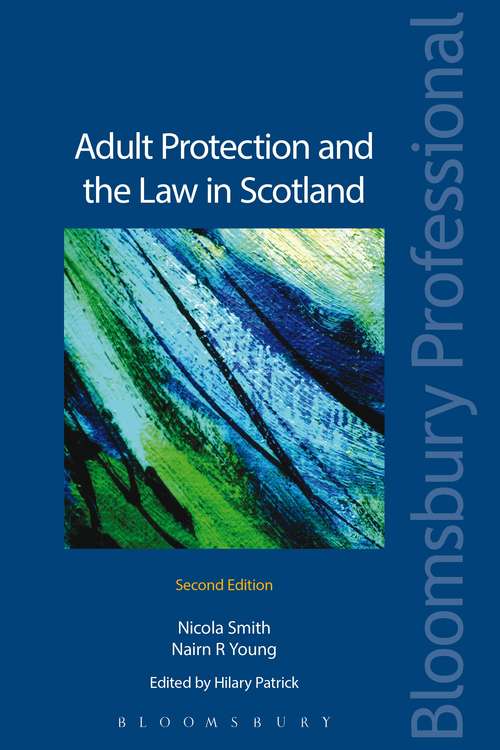 Book cover of Adult Protection and the Law in Scotland