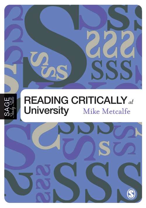 Book cover of Reading Critically at University