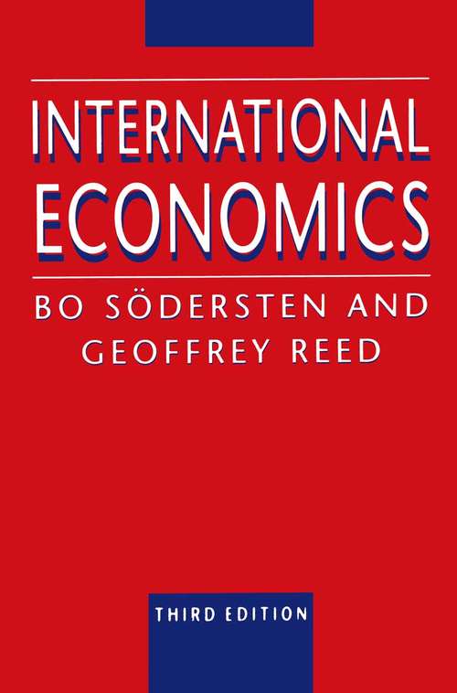 Book cover of International Economics (3rd ed. 1994)