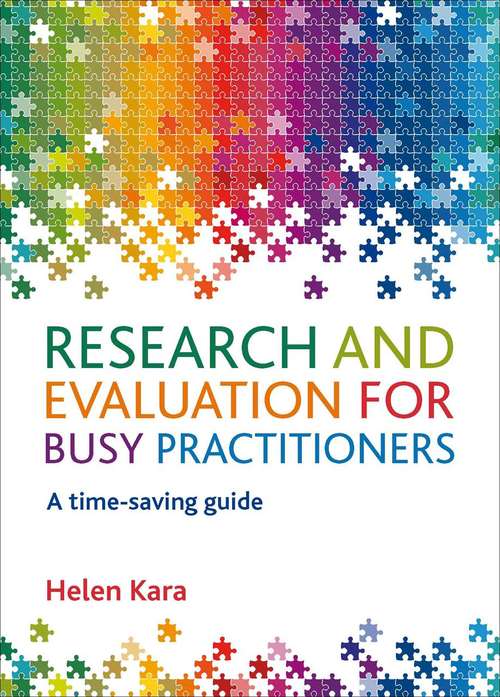 Book cover of Research and Evaluation for Busy Practitioners: A Time-saving Guide (PDF)