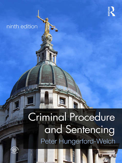 Book cover of Criminal Procedure and Sentencing (9)