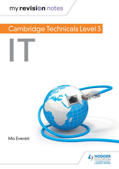 Book cover of My Revision Notes: Cambridge Technicals Level 3 IT (PDF)