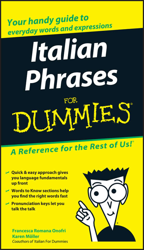 Book cover of Italian Phrases For Dummies (For Dummies)